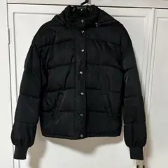 earth music & ecology 黒 フード取り外し可中綿アウター美品