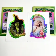 WICKED ウィキッド オーロラステッカー グリンダ エルファバ 2枚セット