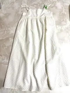 新品未使用　Ciaopanic ホワイト ティアード　キャミワンピース