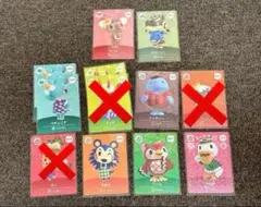 どうぶつの森　amiiboカード 8枚セット