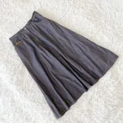 《モスキーノジーンズ》 (11) ダンガリーロングフレアスカート カジュアル