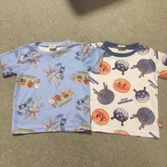アンパンマン ブルー半袖Tシャツ 2枚セットのサムネイル