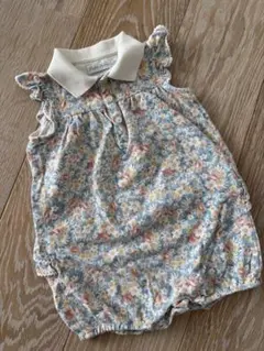 【美品】Ralph Lauren 花柄ロンパース 80cm