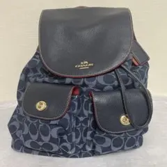 コーチ　シグネチャー　リュック