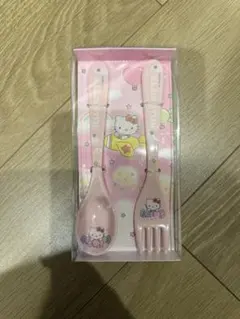 ハローキティ スプーンとフォークセット