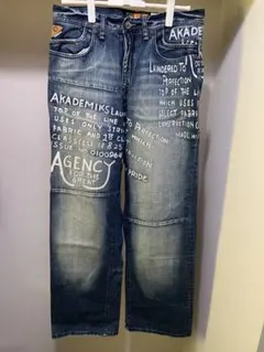 akademiks アカデミクス デニムパンツ ルーズシルエット y2kのサムネイル
