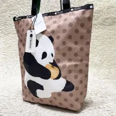 【タグ付未使用品】レスポートサック　トートバッグ　肩掛け可　パンダ　アニマル