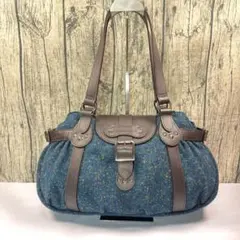 美品 ロンシャン アイドール Y2K ミックスツイード バルーンバッグ
