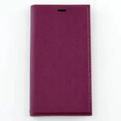 【ラスト1点】iPhoneXS X PUレザー 手帳型 ボルドー 薄型 シンプルのサムネイル
