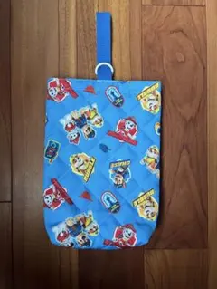 パウ・パトロール シューズバッグ 水色