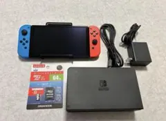 Nintendo Switch有機ELモデル美品 付属品完備 動作良好 ソフト付
