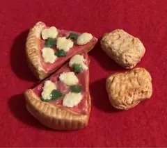 粘土ミニチュアナゲットピザセット