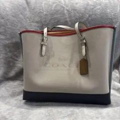 【美品】coach コーチ　モリー トート カラーブロックのサムネイル