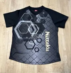 Nittaku 六角形パターン Mサイズ 卓球ウェア