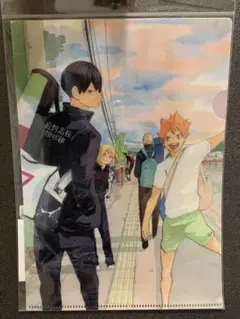 メルカリ最安！ハイキュー‼︎【中国限定　原作クリアファイル　烏野高校】