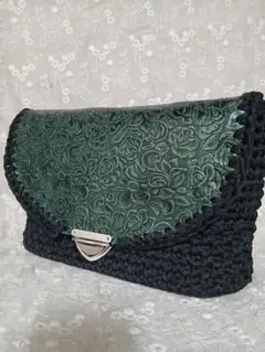 ハンドメイド ズパバッグ ショルダーバッグ