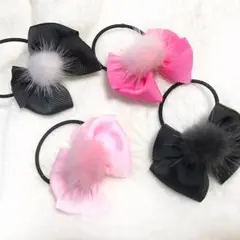 ミンクファーヘアゴム