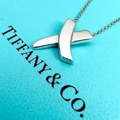 【極美品】TIFFANY ネックレス キス パロマピカソ クロス シルバー925