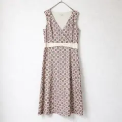 お値下げ中　LAURA ASHLEY　刺繍ワンピース ピンク コットン　13号