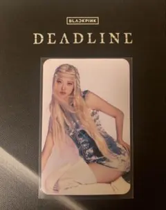 BLACKPINK DEADLINE 東京ドーム会場限定トレカ　 ROSE BLACKPINK ROSE DEADLINE MD PC Photocard Photo card Limited