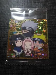 NARUTO　シールウエハース　忍界2-32　CR　第七班