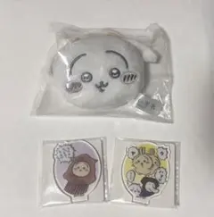 うさぎ ちいかわ マスコットミラー りぼん　アクスタ３点セット