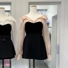 韓国ファッション　トップス　ピンク