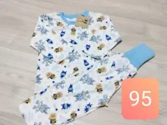 新品未使用　アンパンマン　腹巻き付きベビーパジャマ　95サイズ