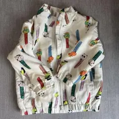 キャラクター柄ホワイトアウター