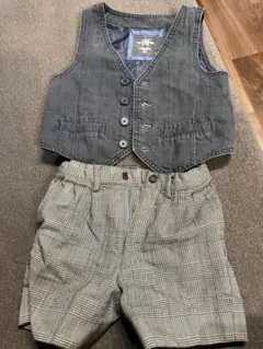 H&Mデニムベスト ファミリアセット