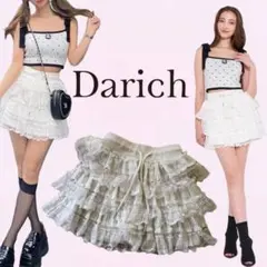 Darich シアーラメシフォンフリルトップスBLK新品未使用タグ付き