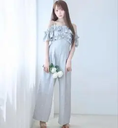 Rosé Muse Bicolor frills romper ブラック - メルカリ