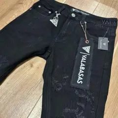 valabasasバラバサス パネルフレアストレッチスキニーデニム 新品 30
