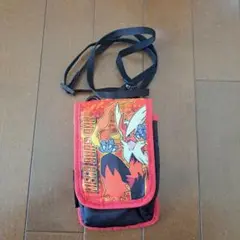 ポケモン メガバシャーモ ポーチ ネックストラップ付き