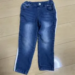 MPS サイドストライプ付きデニムパンツ 100