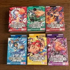 ワンピースカードゲーム スタートデッキ 7個セット ルフィ ゾロ ニカ