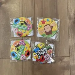 USJ ユニバ 缶バッジ まとめ売り エルモ セサミストリート おさるのジョージ