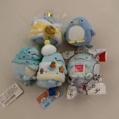 すみっコぐらし　5周年記念 ぬいぐるみセット お城型収納ケース付き すみっコぐらし 5周年記念 ぬいぐるみセット お城型収納ケース付き