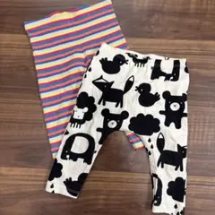 ♡next♡ボーダーアニマル柄スパッツセット　ZARA GAP H&M男女