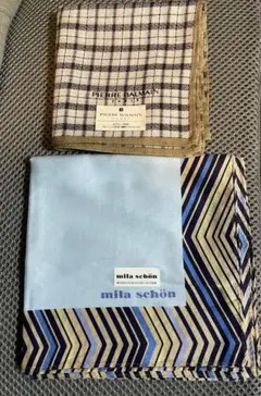 PIERRE BALMAIN & mila schön ハンカチセット