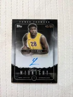 50シリ 八村塁 Hachimura Rui Topps Auto 直筆サイン