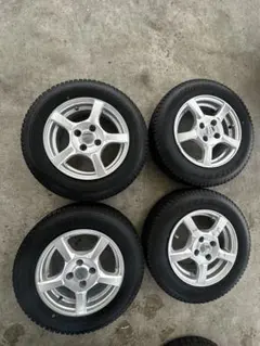 送料無料　R5年製造タイヤ155/80R14 サクシード取外のサムネイル