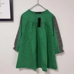 新品タグ付 Sharule Patta チュニック ワンピース 120 グリーン