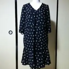 半額以下再値下げ昭和レトロ可愛いワンピース♡五分袖vintage