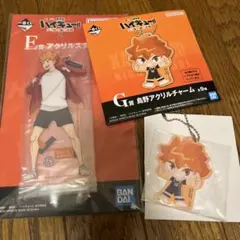 ハイキュー　一番くじ　ゴミ捨て場の決戦2 日向翔陽　E賞アクスタ　G賞アクチャー