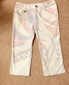 Rady マーブル柄 7分丈 クロップドパンツ