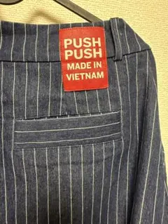 push pushストライプパンツ