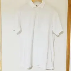 【美品】UNIQLO ユニクロ　ドライシャツ　白　ポロシャツ メンズ　XL