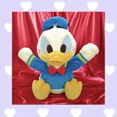 ドナルドダック　FukuFuku 超超BIGぬいぐるみ　アングリー　新品未使用