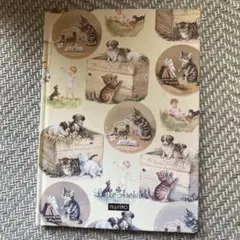 レトロな猫の絵柄の手帳のサムネイル